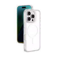 AmazingThing Titan Pro Mag dėklas su magnetiniu žiedu iPhone 16 Pro - skaidrus