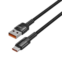 "Tech-Protect UltraBoost Evo" USB-C / USB-A kabelis 100W 5A 1 m - juodas