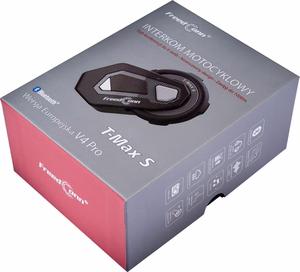 FREEDCONN T-MAX S V4 PRO SINGLE motociklo interkomas juodas