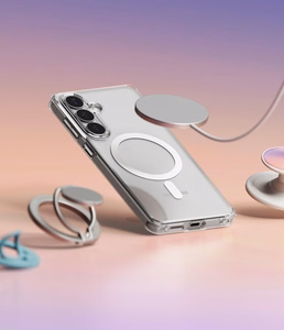 Ringke Fusion Magnetic MagSafe Dėklas for Samsung Galaxy S26+ - skaidrus