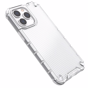 Ombre Protect Case для iPhone 13 Pro бронированный чехол розово-синий
