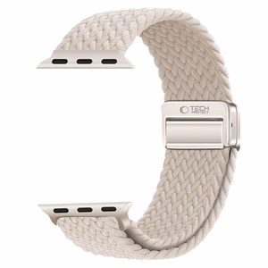 TECH-PROTECT NYLONMAG APPLE WATCH 6 / 7 / 8 / 9 / 10 / SE (40 / 41 / 42 MM) NATURAL TITANIUM