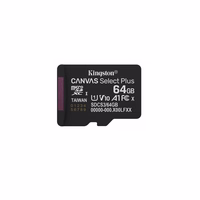 Kingston Technology Canvas Select Plus Gen3 64 GB MicroSDXC UHS-I Klasės 10