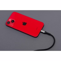 FORCELL F-ENERGY C257 kabelis USB A į Lightning 2,4A 12W Cafule 0,25 m juodas