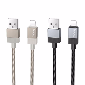 Kabelis USB A į Lightning Hoco 2,4A 1 m X110 juodas