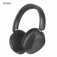 Dudao X22 Max belaidės Bluetooth ausinės ant ausų su ANC - juodos