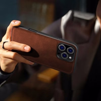 Dėklas X-Level "Earl III Collection" Apple iPhone 17 Pro Max rudas