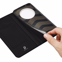 Dux Ducis Skin Pro dėklas Realme 11 Flip kortelių dėklas su stovu - juodas