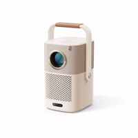 "Yaber T2 Plus" LCD FullHD 1080p multimedijos projektorius su JBL garsiakalbiais - smėlio spalvos