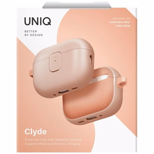 "Uniq Clyde" dėklas "AirPods Pro 3rd Gen" - rožinis