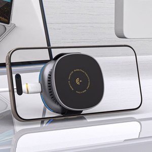 Dudao A11S 3-in-1 Wireless Charger Compatible with MagSafe Smartphone Smartwatch Headphones - Black