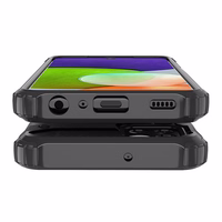 Dėklas telefonui Samsung Galaxy A22 4G hibridinis tvirtas dėklas auksinis