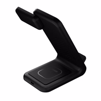 STM ChargeTree Swing 3-in-1 Charging Station Phone, AirPods, Apple Watch - juodas