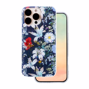 Glow Glam dėklas telefonui iPhone 16 Pro Max 6,9" - mėlynas