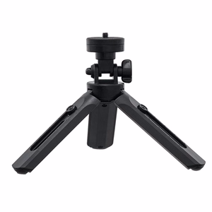Mini trikojis asmenukių lazda laikiklis telefonui, kamerai ir GoPro, 16-21 cm - juodas