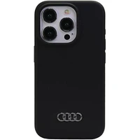 Audi silikoninis dėklas telefonui iPhone 15 Pro Max - juodas