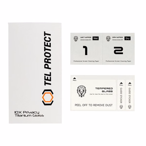 Tempered stiklas Tel Protect 10X Privatumo Titanium for Samsung Galaxy S26 Plus (with fingerprint unlock)