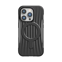 Raptic X-Doria Clutch dėklas iPhone 14 Pro Max su Magnetine galinė juoda danga