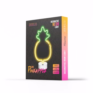 Neon LED on a stovas PINEAPPLE geltonas žalias NNE05 Neolia