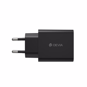 Devia Rocket PD 45 W – sieninis įkroviklis su 1× USB-C, juodas