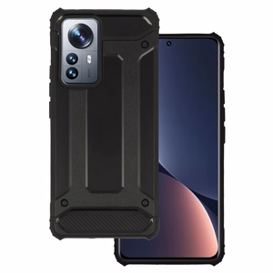 Šarvuotas anglies dėklas telefonui Xiaomi 12 Pro Juodas