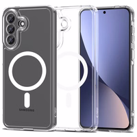 "Tech-Protect FlexAir" hibridinis "MagSafe" dėklas "Samsung Galaxy A57 5G" - skaidrus