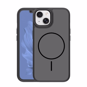 Frame Thin Mag dėklas for iPhone 13 6,1" juodas