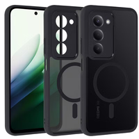 Pilnas matinis magnetinis dėklas Xiaomi Redmi 15 4G/5G juodas