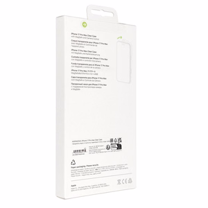 iPhone 17 Pro Max permatomas dėklas su MagSafe