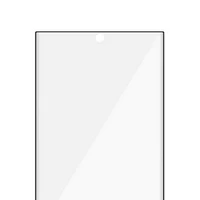 PanzerGlass E2E Microfracture antibakterinis stiklas Samsung Galaxy S22 Ultra - su juodu rėmeliu