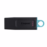 Kingston Technology DataTraveler Exodia USB atmintukas 64 GB USB A tipo 3.2 Gen 1 (3.1 Gen 1) Juoda, Turkis