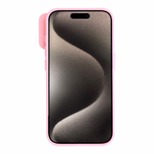 Camshield Soft dėklas telefonui Iphone 15 Pro šviesiai rožinė