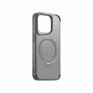 Etteri Matinis Magnetinis žiedas dėklas telefonui iPhone 15 Pro 6,1" pilkas