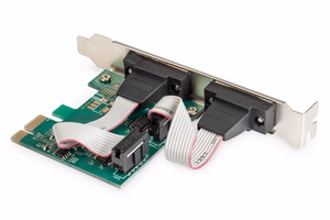 Digitus 2 prievadų nuosekliosios sąsajos plokštė, PCIe