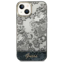 Guess GUHCP14MHGPLHG iPhone 14 Plus 6.7 "pilkas/pilkas kietas dėklas Porcelain Collection