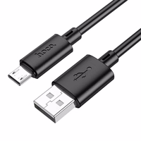 Kabelis USB A į Micro USB Hoco 2,4A 2 m X88 juodas