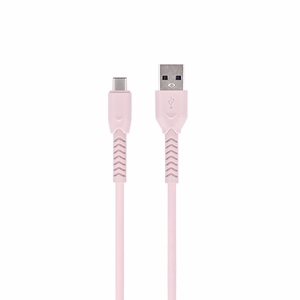 Maxlife MXUC-04 кабель USB - USB-C 1,0 m 3A розовый