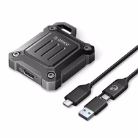 "Orico XAM2 M.2 2230 USB-C 3.2 taktinė sustiprinta diskų įkrova - juoda