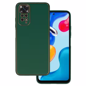 TEL PROTECT prabangus dėklas telefonui Xiaomi Redmi Note 11 Pro/Note 11 Pro 5G tamsiai žalias