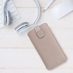 WONDER Deko dėklas telefonui (dydis L) Iphone 13 Mini/12 Mini/SE 2020/2022/7/8 kapučino