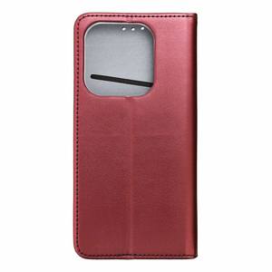 SMART MAGNETO knyginis dėklas telefonui XIAOMI Redmi Note 14 5G bordo