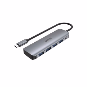 UNITEK H1107A Šakotuvas USB 3.2 Gen 1 (3.1 Gen 1) Type-A 5000 Mbit/s pilkas