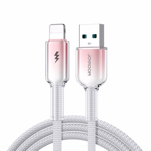 USB-A - Lightning kabelis Joyroom S-A42 3A 1.2m baltas