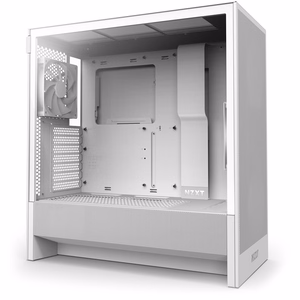 Kompiuterio korpusas NZXT H5 Flow baltas Mid Tower ATX skaidrus skydelis