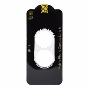 5D pilno klijavimo kameros grūdintas stiklas skirta iPhone 17 - skaidrus