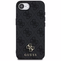 Guess 4G Small 4G and Classic MagSafe dėklas telefonui iPhone 16e - juodas