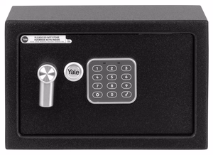 Yale YSV/200/DB2 – freestanding safe, 8.6 l, steel, black