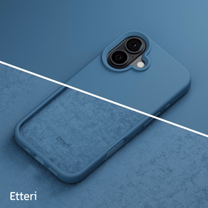 Etteri silikoninis dėklas iPhone 16 6,1", tamsiai mėlynas