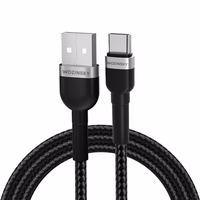 Wozinsky WNBAC1 USB-A / USB-C kabelis 2.4A 1m - juodas