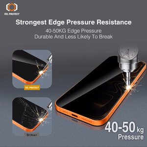 Grūdintas stiklas Tel Protect 10X Privacy DLC Diamond Coating skirtas Iphone 16